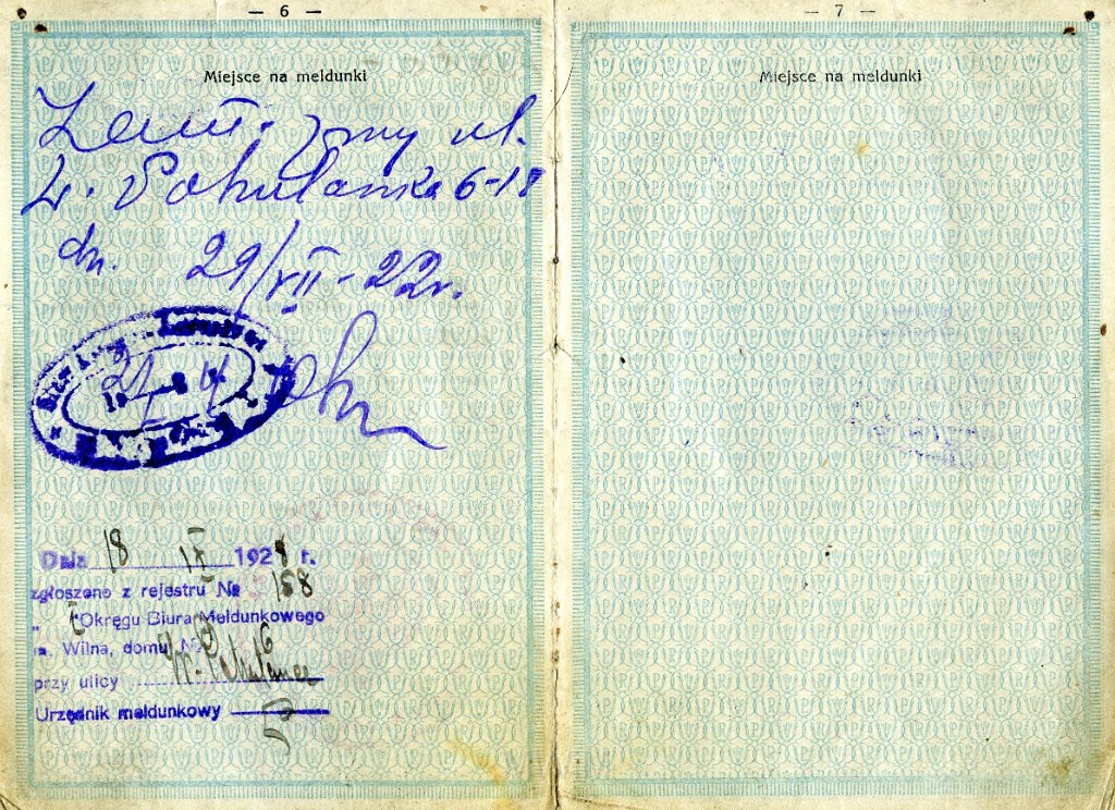 KKE 5671-6.jpg - Dok. Dowód osobisty Antoniego Graszko, Wilno, 29 VII 1922 r.